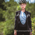 Veste de vélo de veste de vent légère de l'équipe pro-féminine